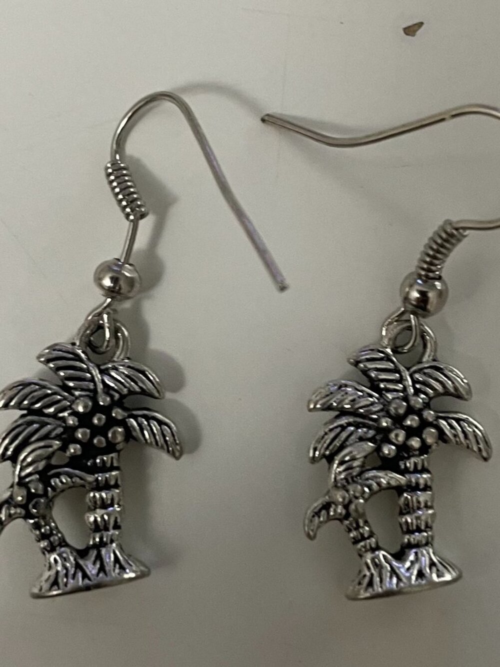 Palm Tree Dangle Earrings